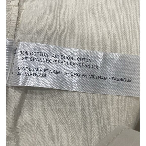 Union Bay Womens 0/24 Cream Relaxed Fit Straight Carpenter Style Cargo Pants Y2K - Picture 9 of 10